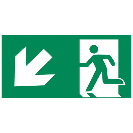 Rettungsschild, Rettungszeichen, Fluchtwegschild, Notausgang - 4