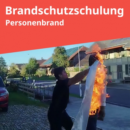 Personenbrände, wie löscht man eine brennende Person? - 1