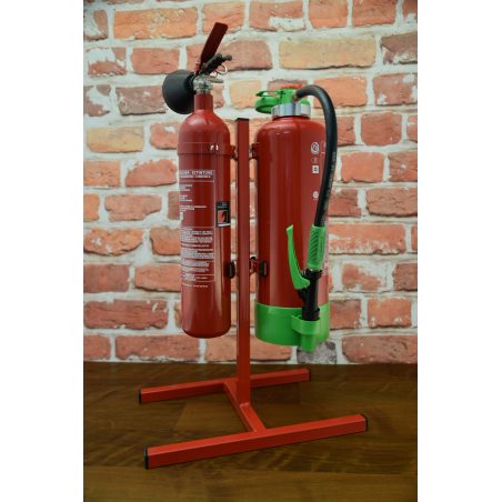 Standfester Feuerlöscher Ständer für 2 Löscher  - 3