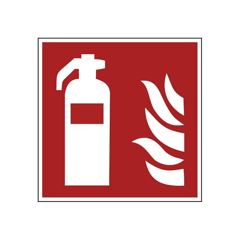Brandschutz Zeichen, Brandschutz Schild, Feuerlöscher ISO 7010