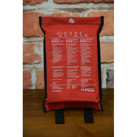 Couverture anti-feu 120x180cm en sac  - 2