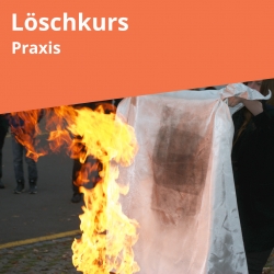 Löschkurs, lernen wie man mit Feuerlöscher löscht