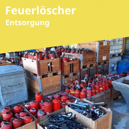 Entsorgen Feuerlöscher, defekte oder alte Feuerlöscher