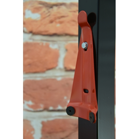 Feuerlöscher Wandhalterung rot mit Gummiauflagen  - 2