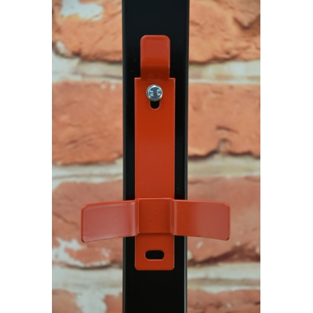 Feuerlöscher Wandhalterung rot mit seitlichen Schenkeln  - 2