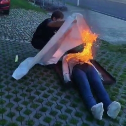 Personenbrände, wie löscht man eine brennende Person?  - 7
