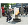 Fire Safety Course,  Practice learning  with fire blanket and fire extinguisher - 4