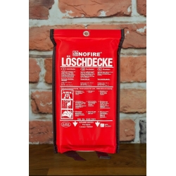 Löschdecke 120x120cm im Beutel